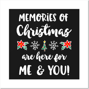 Memories of Christmas in white - Posters and Art